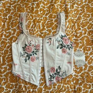 NWT altar’d state floral corset